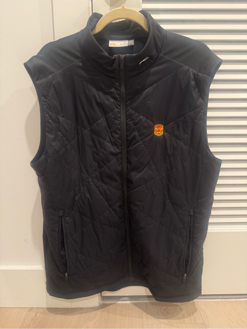 Men's Quilted Black Vest - KJUS